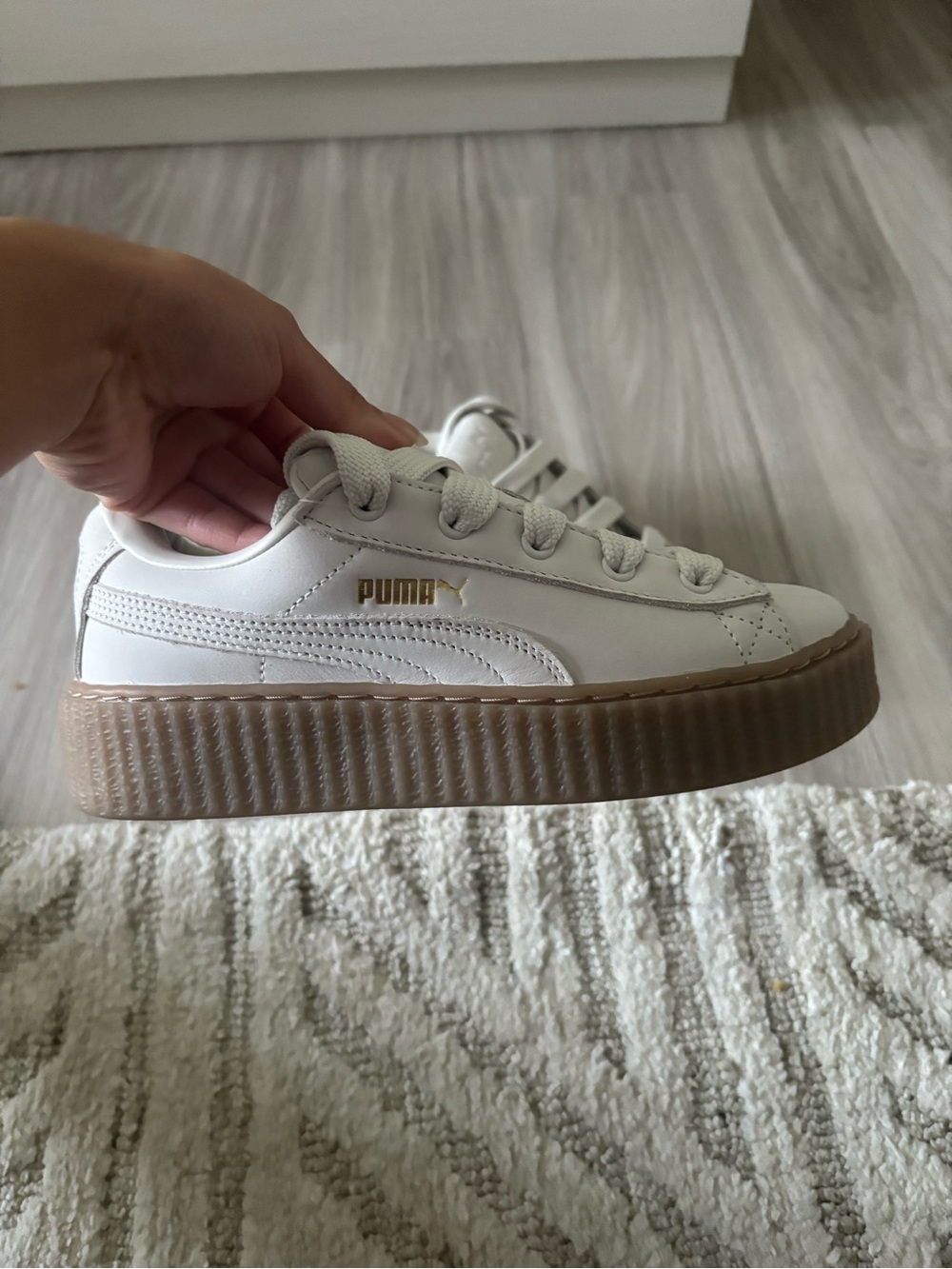PUMA Women's Fenty Creeper Platform Shoes (6)